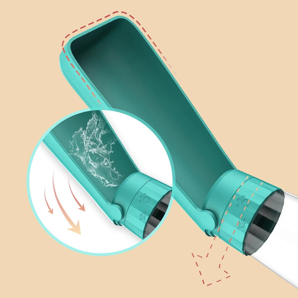 Pup-on-the-go water bottle